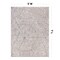 World Rug Gallery Contemporary Geometric Weather Resistant Indoor/Outdoor Area Rug 5' x 7' Beige 4028BEIGE5X7 - alternate 5